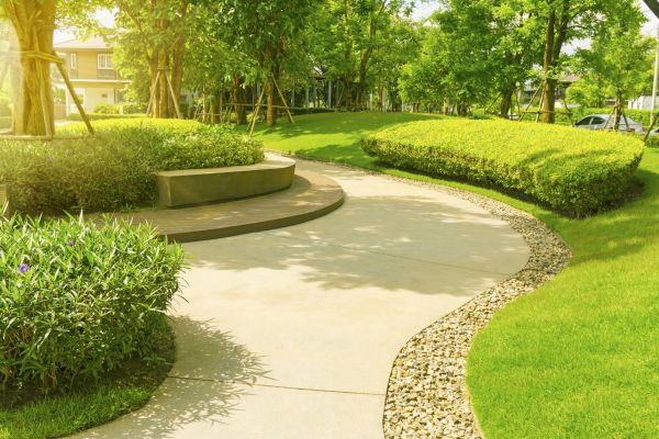 Cement Walkway Installation in Schaumburg