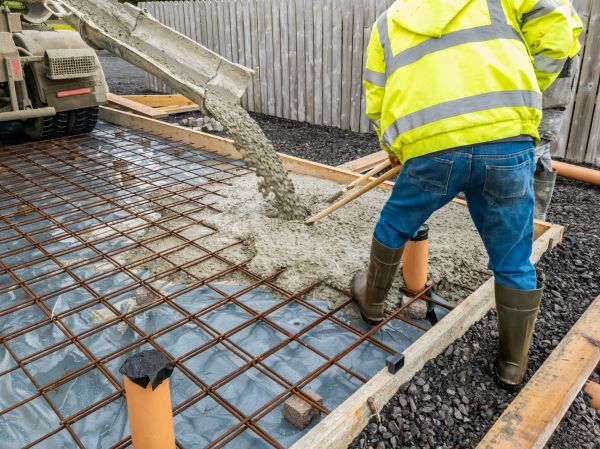 Basement Slab Pouring in Schaumburg