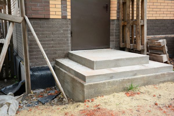 Cement Steps Construction in Schaumburg